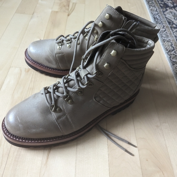 Wmns Grey/Lt Brown Boot Size 9.5 - Picture 5 of 7